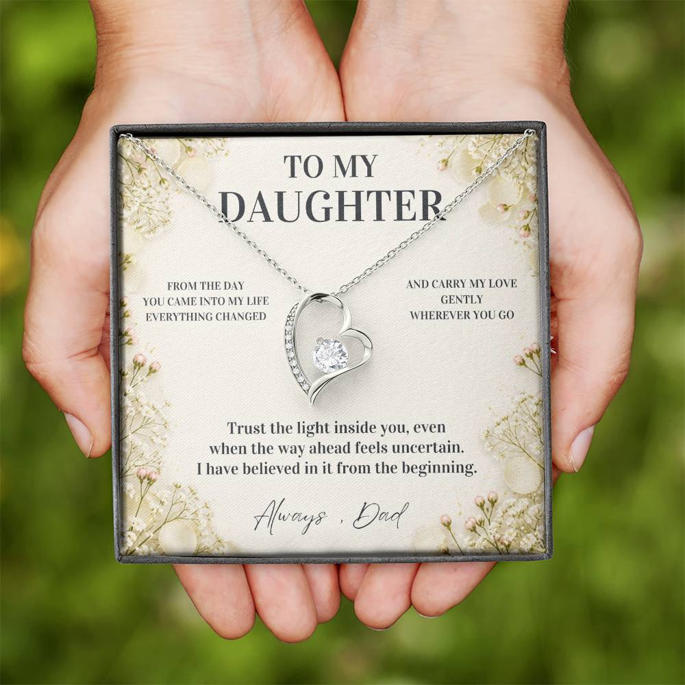 C90 - If You Ever Forget How Special You Are Remember Dad Has Never Forgotten For A Single Day - Forever Love Necklace