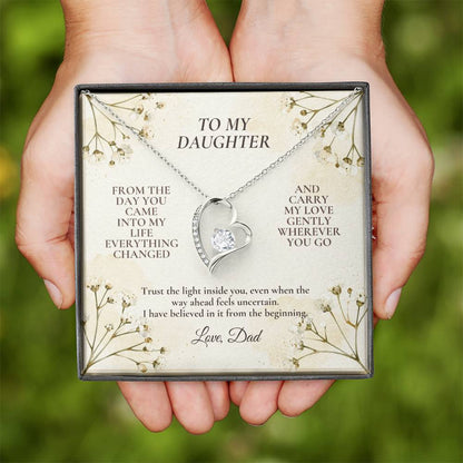 C115 - Never Doubt How Much Joy You Brought Into My Life From The Day You Arrived - Forever Love Necklace