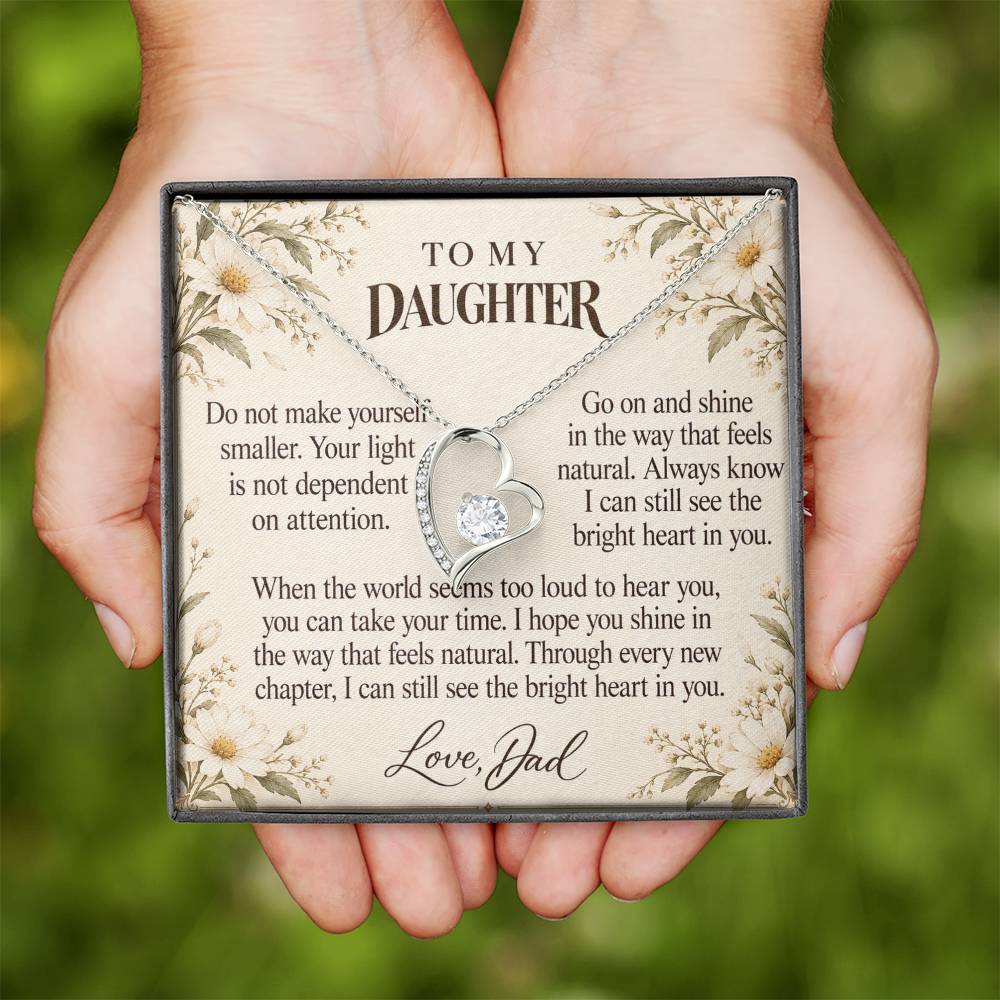 C667 - The Light Inside You And A Promise To Carry Into New Chapters - Forever Love Necklace