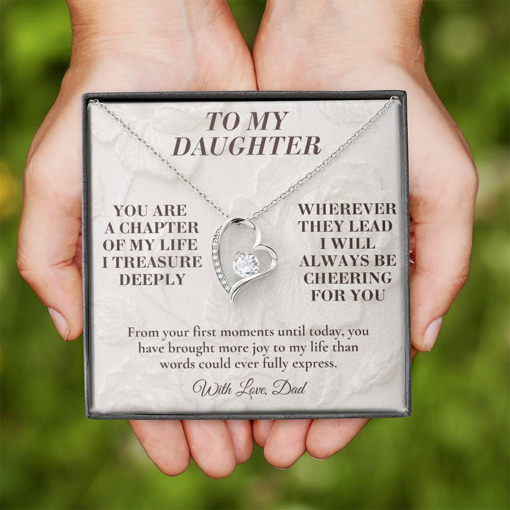 C137 - You Do Not Have To Be Perfect To Make Me Proud You Only Have To Be Yourself - Forever Love Necklace