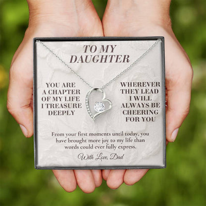 C137 - You Do Not Have To Be Perfect To Make Me Proud You Only Have To Be Yourself - Forever Love Necklace