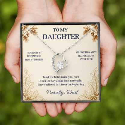 C70 - You Made Me A Better Man Simply By Giving Me The Honor Of Being Your Dad - Forever Love Necklace