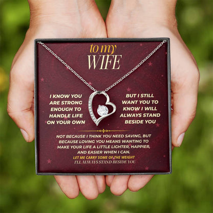 S171 - You Are The Woman I Want To Protect And Love – Forever Love Necklace From Husband