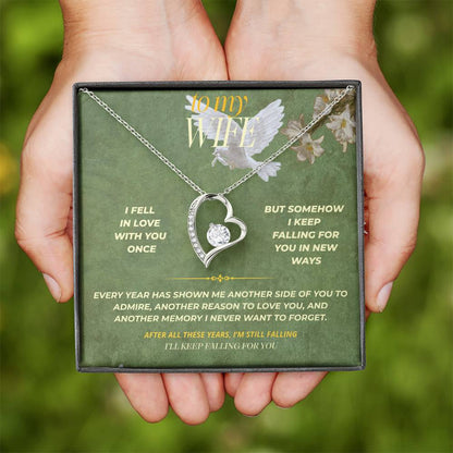 S139 - I’ll Keep Falling For You – Forever Love Necklace From Husband