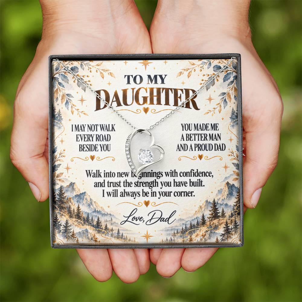 C299 - The Greatest Gift Life Gave Me Was The Chance To Love You As Your Dad - Forever Love Necklace
