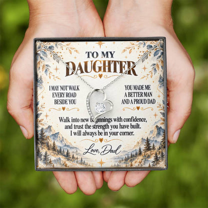 C299 - The Greatest Gift Life Gave Me Was The Chance To Love You As Your Dad - Forever Love Necklace