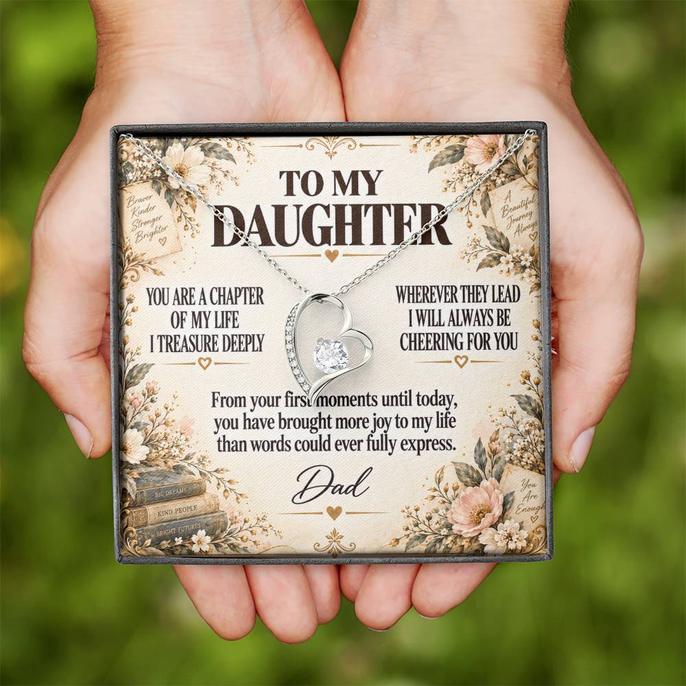 C212 - You Are The Beautiful Chapter Of My Life I Will Always Read With Pride - Forever Love Necklace