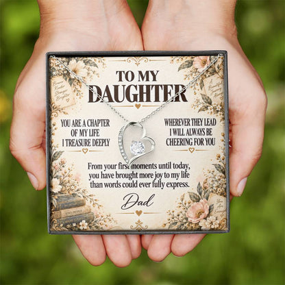 C212 - You Are The Beautiful Chapter Of My Life I Will Always Read With Pride - Forever Love Necklace