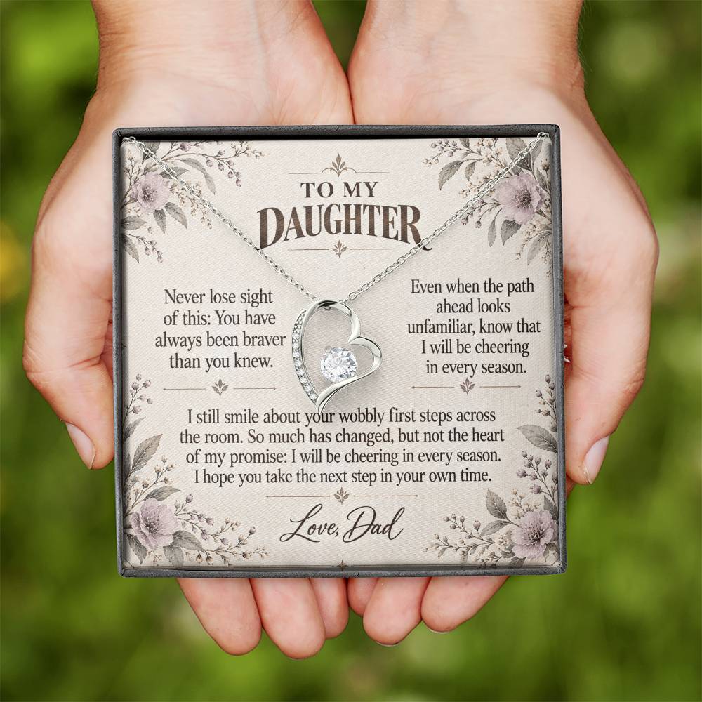 C507 - The First Steps We Cheered And A Promise To Carry Into New Chapters - Forever Love Necklace