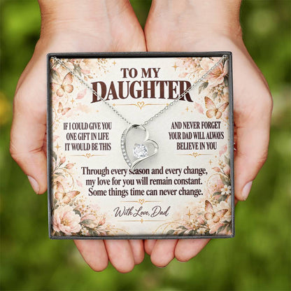 C353 - If I Could Give You One Gift It Would Be To See Yourself Through My Eyes - Forever Love Necklace