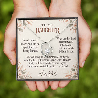 C594 - The Long Distance Hug And A Memory That Time Cannot Take Away - Forever Love Necklace