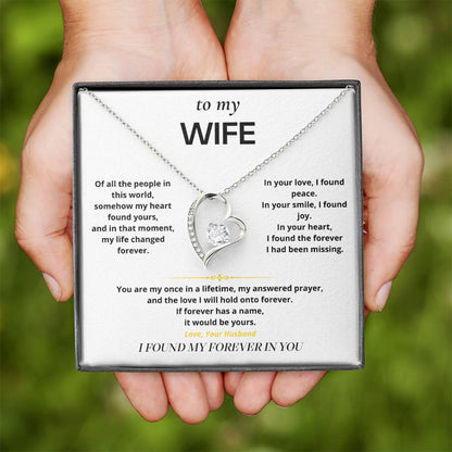 S10 - I Found My Forever In You – Forever Love Necklace From Husband