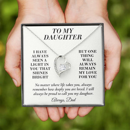 C146 - When Life Asks You To Be Strong Remember You Have Always Been Stronger Than You Know - Forever Love Necklace