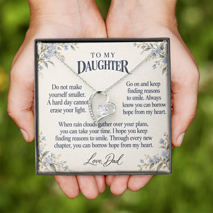 C567 - The Rainy Day We Laughed And A Promise To Carry Into New Chapters - Forever Love Necklace