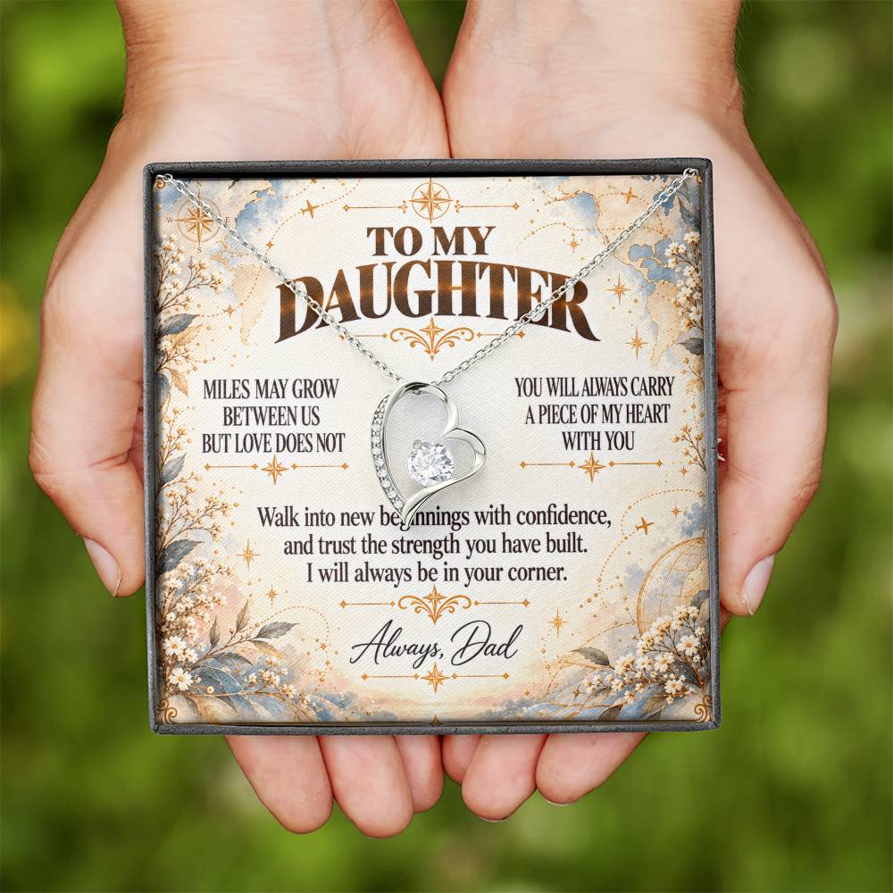 C394 - The Love Between A Father And Daughter Becomes A Legacy That Lives Beyond Every Season - Forever Love Necklace