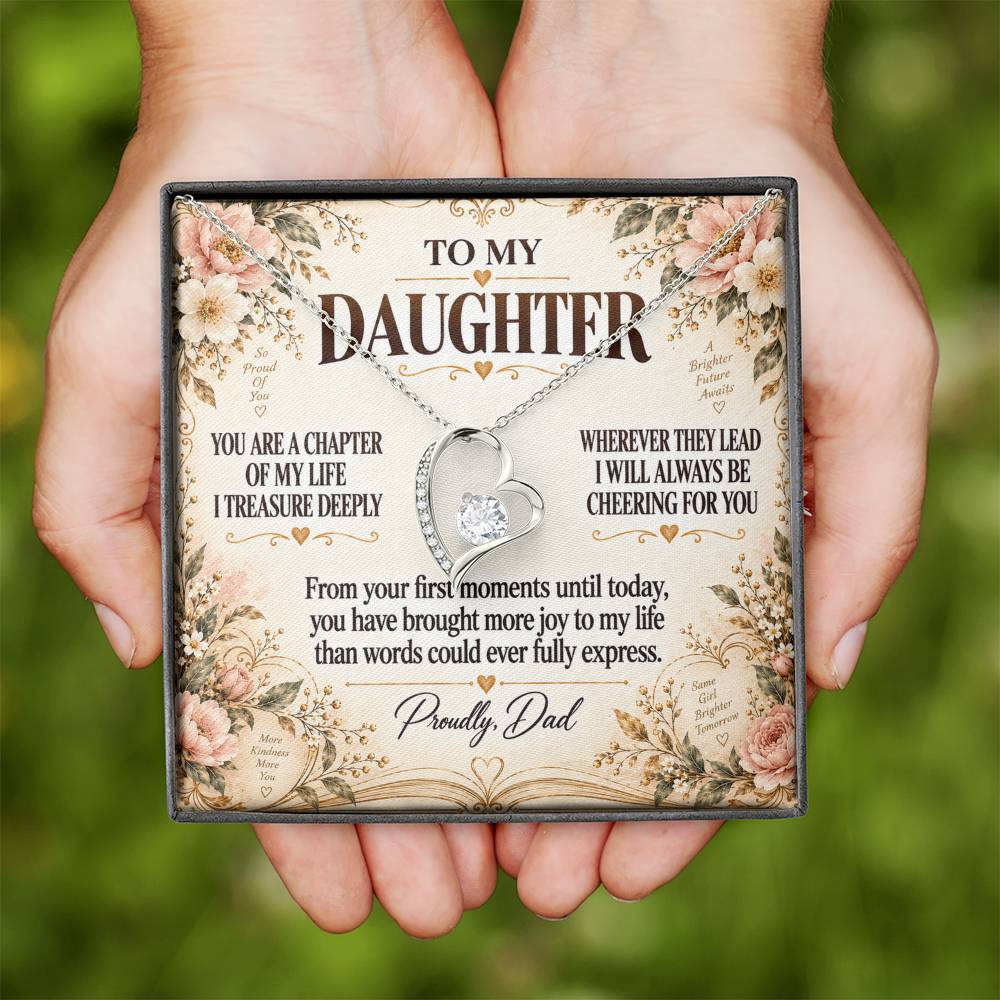 C262 - You Are The Beautiful Chapter Of My Life I Will Always Read With Pride - Forever Love Necklace