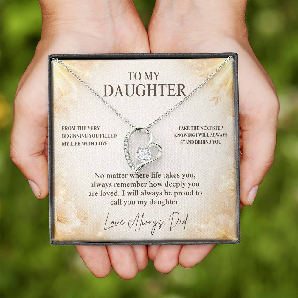 C56 - From The Very Beginning You Filled My Life With Love Pride And Joy - Forever Love Necklace