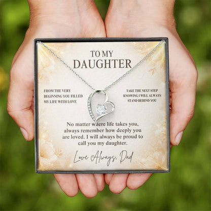 C56 - From The Very Beginning You Filled My Life With Love Pride And Joy - Forever Love Necklace