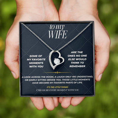 S109 - You Make The Little Things Matter – Forever Love Necklace From Husband