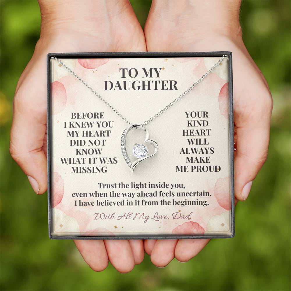 C125 - You Are A Dream I Never Knew My Heart Was Waiting To Love So Deeply - Forever Love Necklace