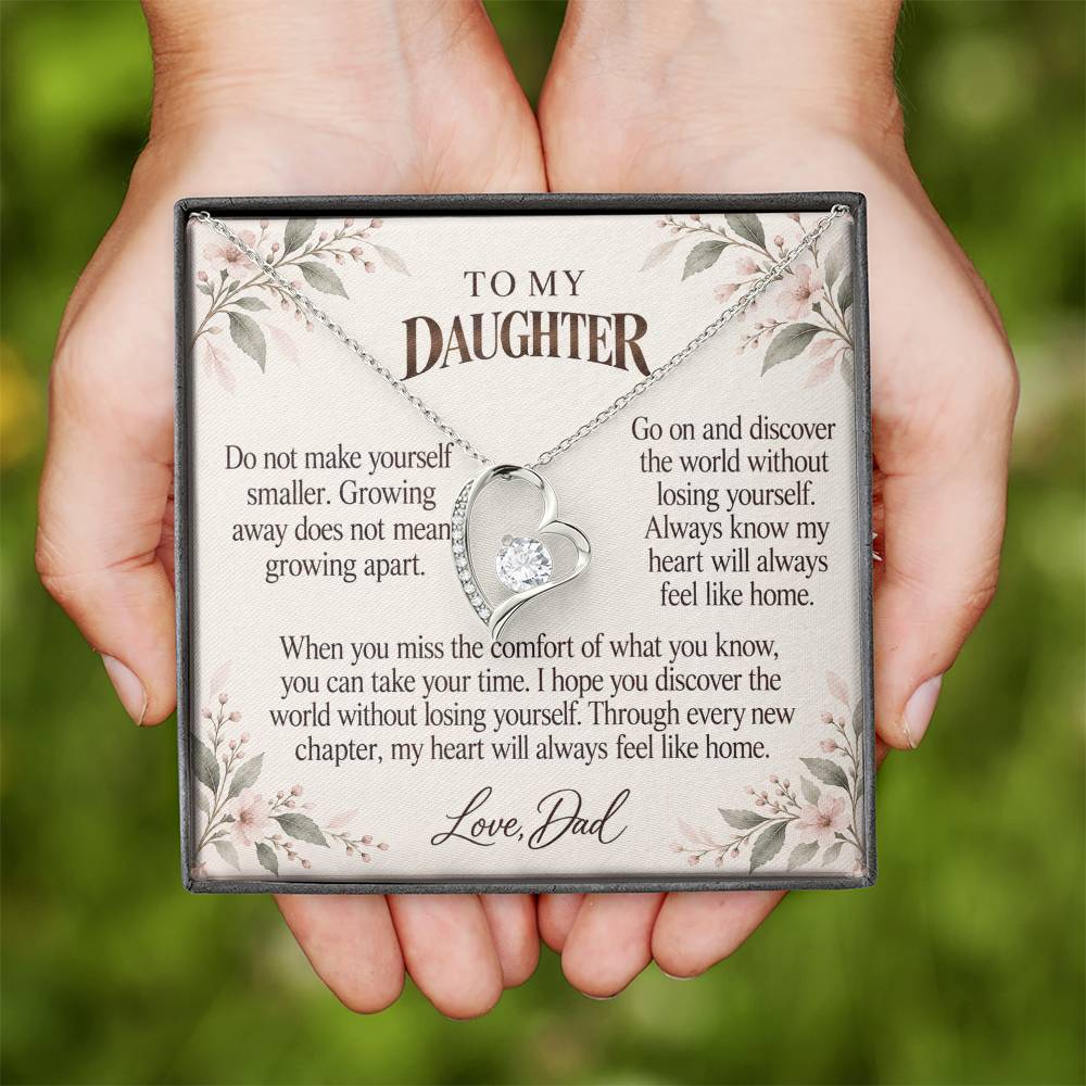 C542 - The Day You Left For College And A Promise To Carry Into New Chapters - Forever Love Necklace