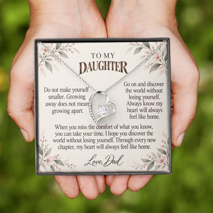 C542 - The Day You Left For College And A Promise To Carry Into New Chapters - Forever Love Necklace