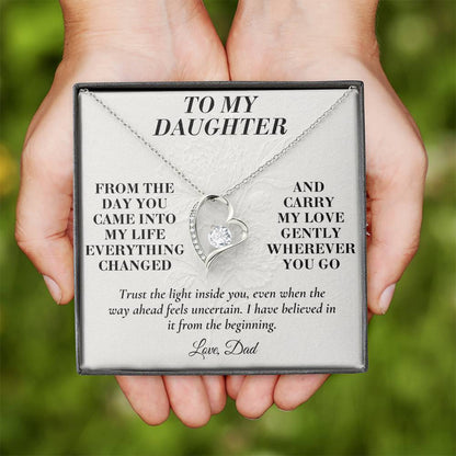 C140 - If You Ever Forget How Special You Are Remember Dad Has Never Forgotten For A Single Day - Forever Love Necklace