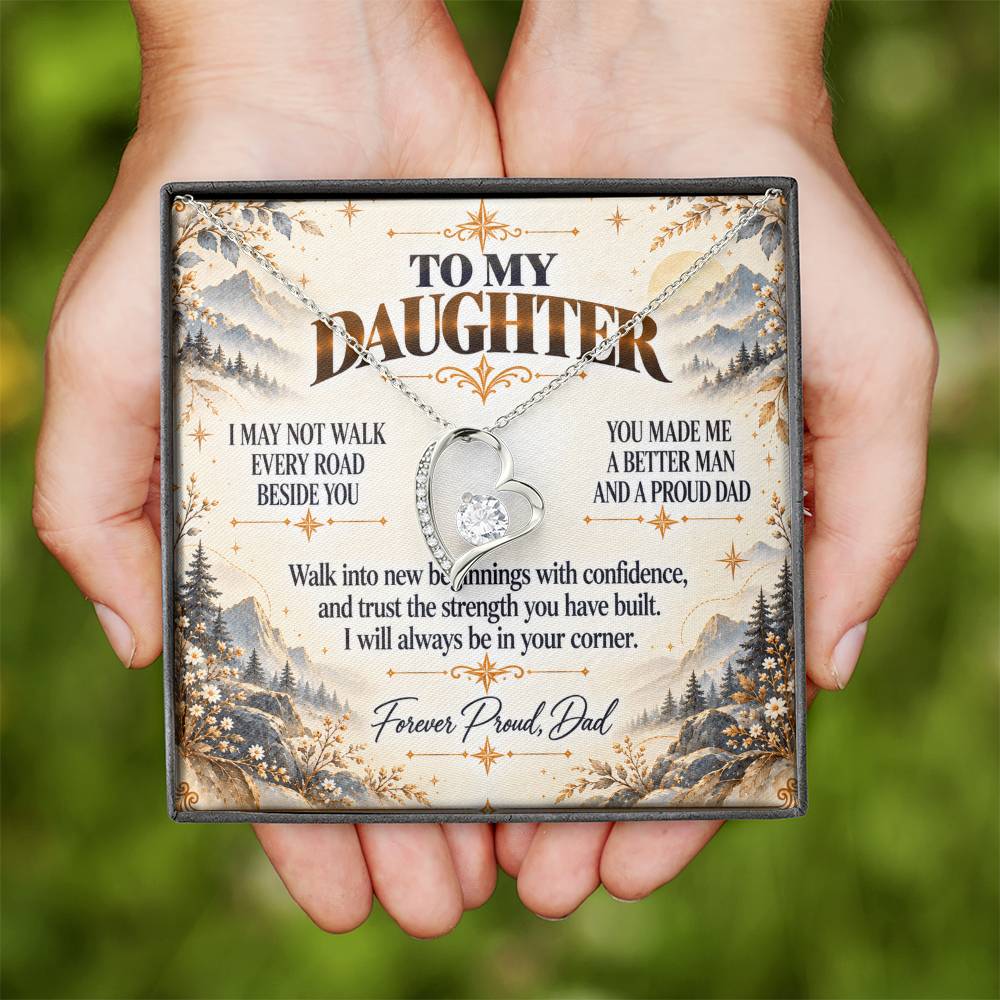 C399 - The Greatest Gift Life Gave Me Was The Chance To Love You As Your Dad - Forever Love Necklace