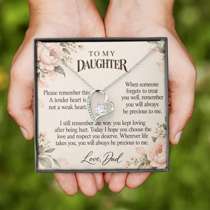 C616 - After The Heartbreak And Quiet Words For Your Hardest Days - Forever Love Necklace