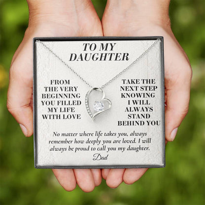 C156 - From The Very Beginning You Filled My Life With Love Pride And Joy - Forever Love Necklace