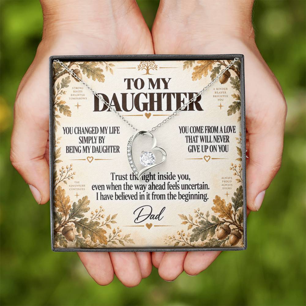 C220 - You Made Me A Better Man Simply By Giving Me The Honor Of Being Your Dad - Forever Love Necklace