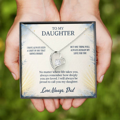 C96 - When Life Asks You To Be Strong Remember You Have Always Been Stronger Than You Know - Forever Love Necklace