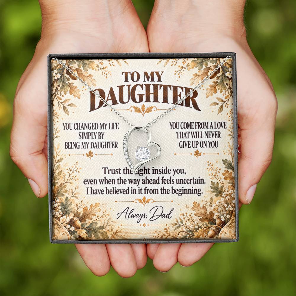 C370 - You Made Me A Better Man Simply By Giving Me The Honor Of Being Your Dad - Forever Love Necklace