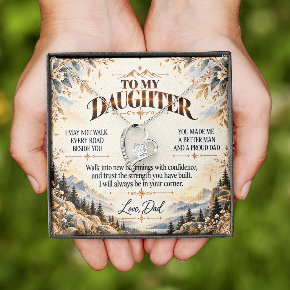 C499 - The Greatest Gift Life Gave Me Was The Chance To Love You As Your Dad - Forever Love Necklace