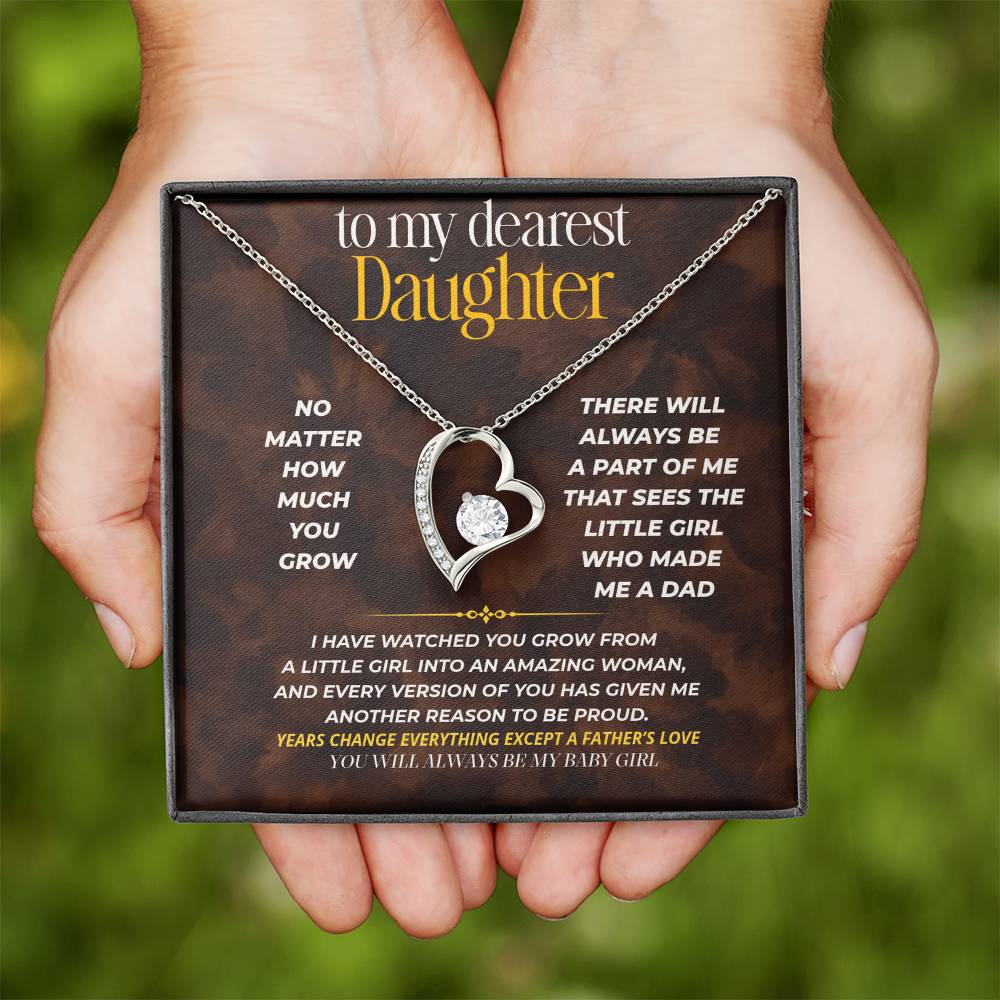 S251 - You Will Always Be My Baby Girl – Forever Love Necklace From Dad