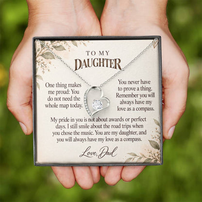 C578 - The Long Road Ahead And A Father Proud Of Who You Are - Forever Love Necklace