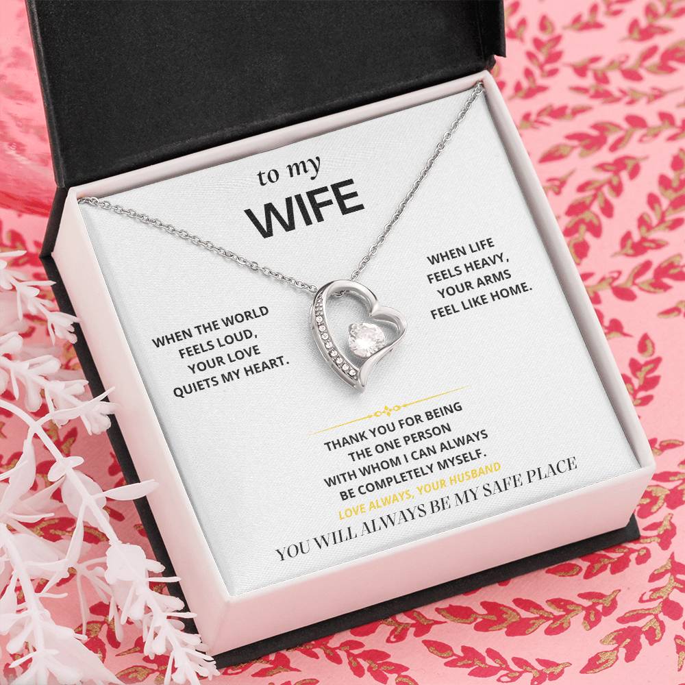 S22 - My Safe Place – Forever Love Necklace From Husband