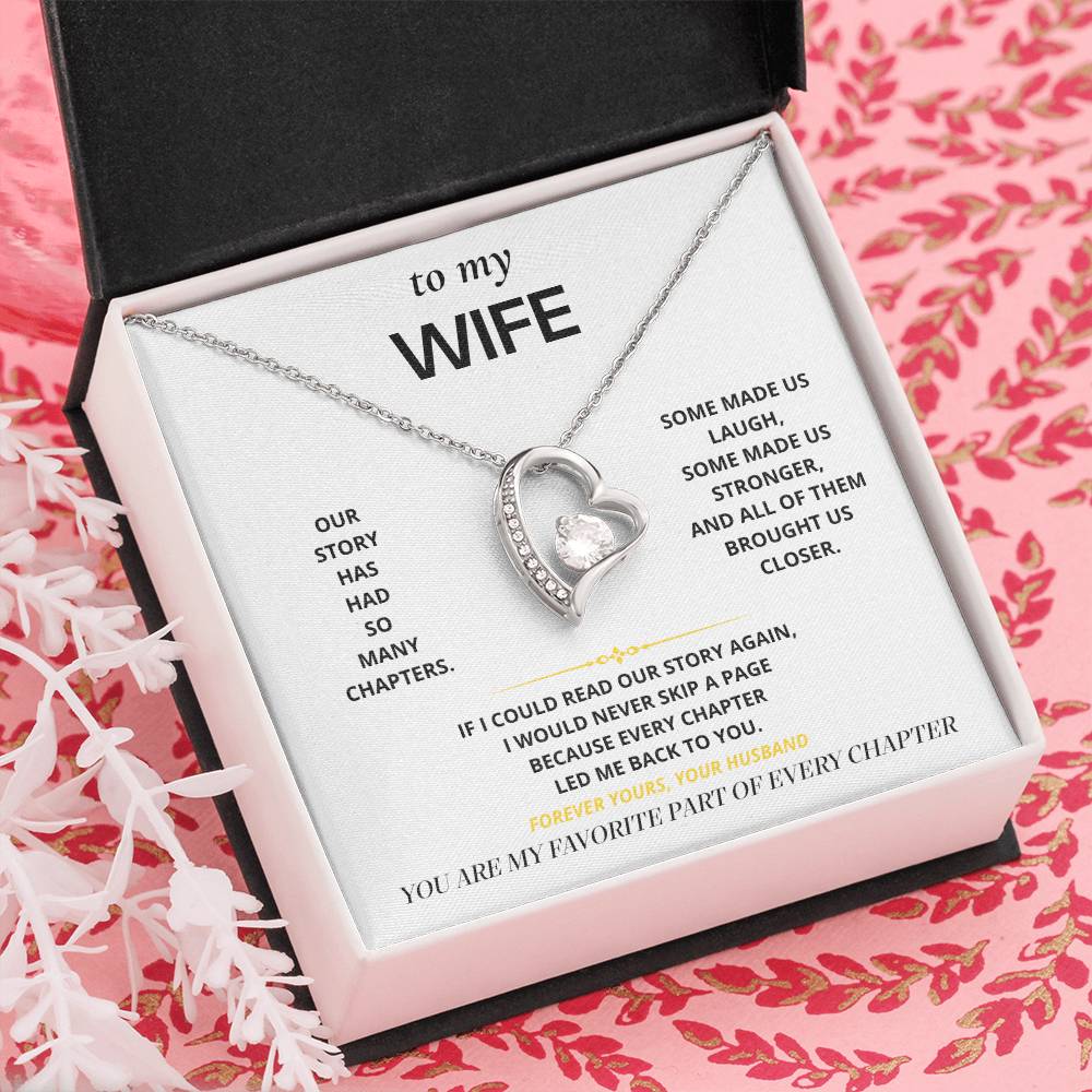 S23 - Every Chapter With You – Forever Love Necklace From Husband