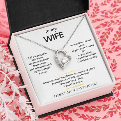 S10 - I Found My Forever In You – Forever Love Necklace From Husband