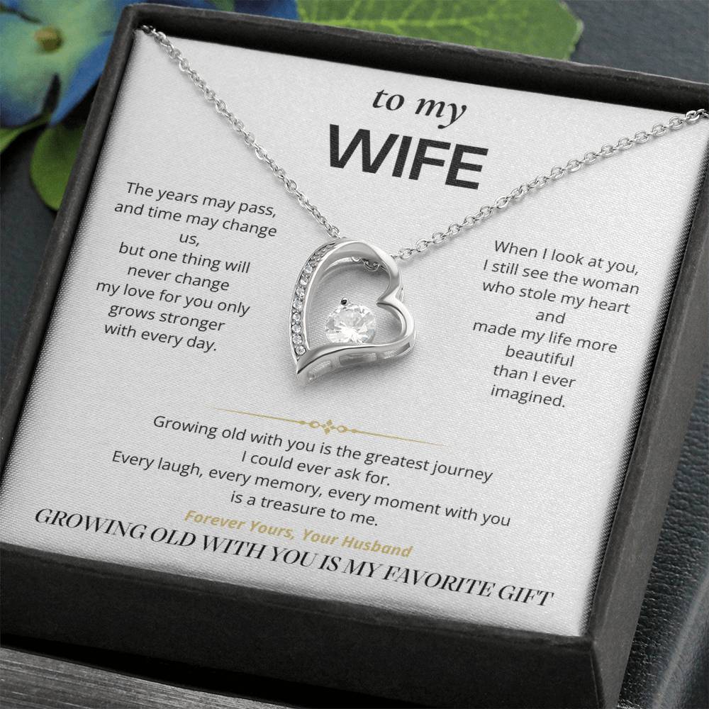 S3 - Growing Old With You – Forever Love Necklace From Husband