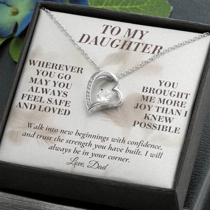 C139 - May You Always Choose The Life That Makes Your Heart Feel Free Brave And Fully Alive - Forever Love Necklace