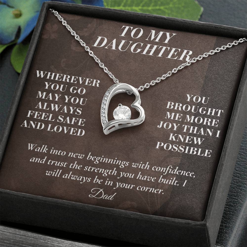 C164 - My Love Will Be Your Quiet Home Wherever Your Journey Takes You - Forever Love Necklace