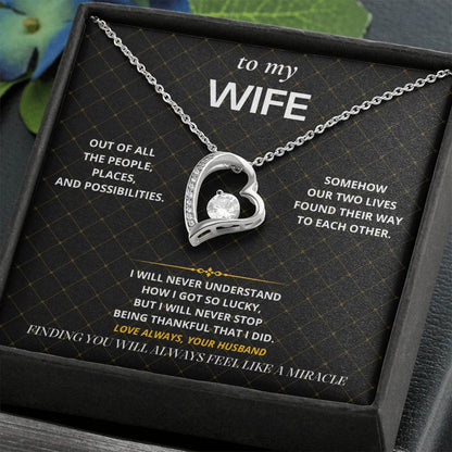 S73 - You Are My Miracle – Forever Love Necklace From Husband