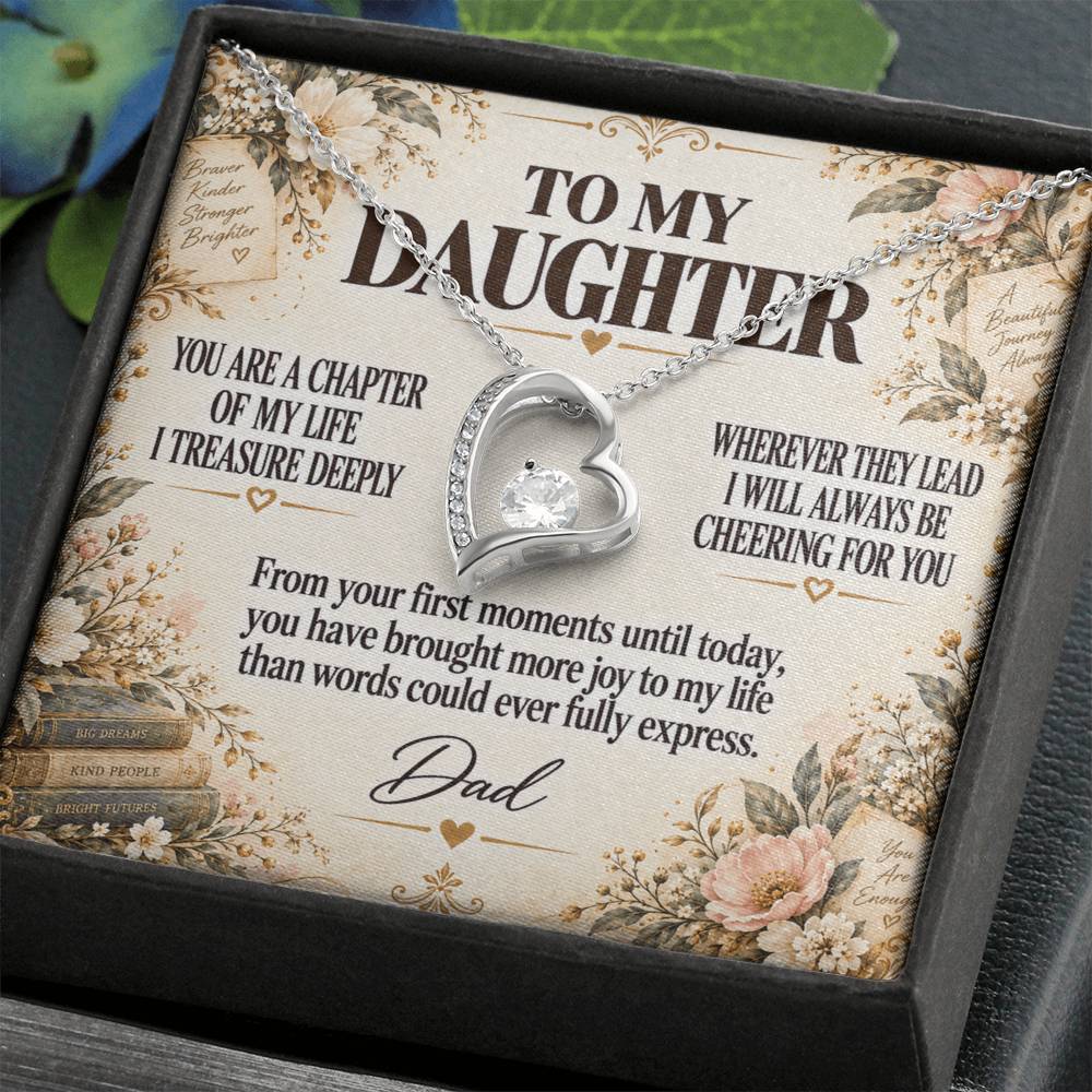 C212 - You Are The Beautiful Chapter Of My Life I Will Always Read With Pride - Forever Love Necklace