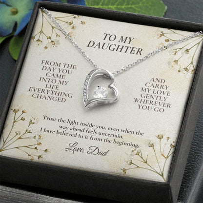 C115 - Never Doubt How Much Joy You Brought Into My Life From The Day You Arrived - Forever Love Necklace