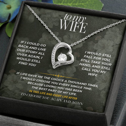 S76 - I’d Choose You Again And Again – Forever Love Necklace From Husband