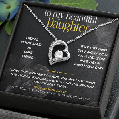 S298 - You Will Always Be One Of My Favorite People – Forever Love Necklace From Dad
