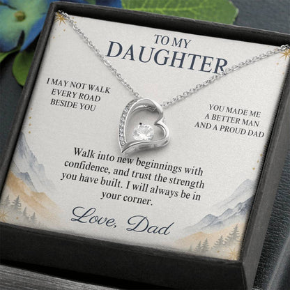 C99 - The Greatest Gift Life Gave Me Was The Chance To Love You As Your Dad - Forever Love Necklace