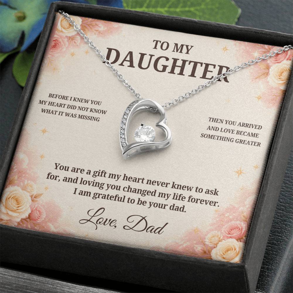 C25 - You Are A Dream I Never Knew My Heart Was Waiting To Love So Deeply - Forever Love Necklace