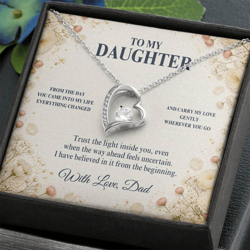 C65 - Never Doubt How Much Joy You Brought Into My Life From The Day You Arrived - Forever Love Necklace